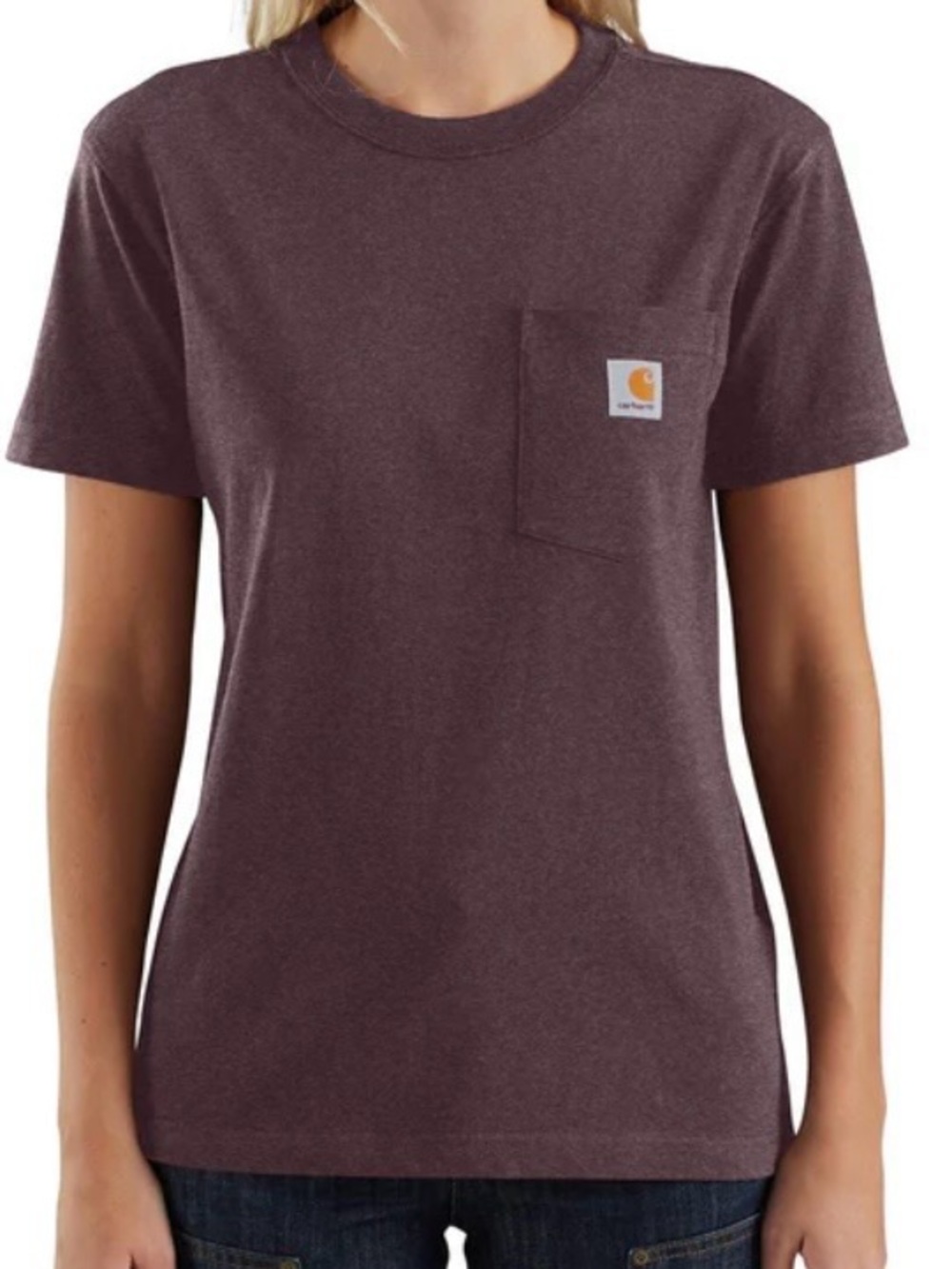 Carhartt Women’s Loose Fit Heavy Weight Short Sleeve Pocket T-Shirt NWT